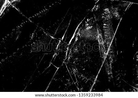 dark texture of broken glass