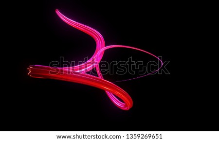 3d Abstract pink, colorful fluid design - 3D renderings.