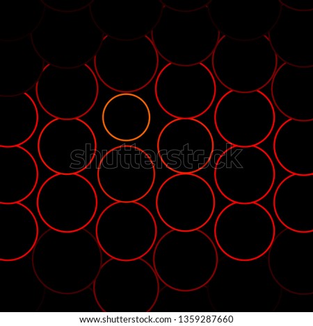 Dark Orange vector background with circles. Abstract illustration with colorful spots in nature style. Pattern for websites, landing pages.