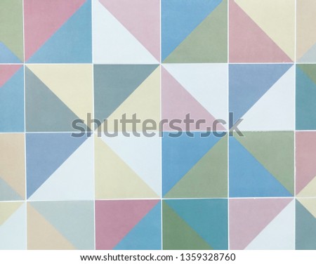 Abstract colorful tiled background.