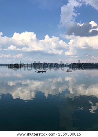 Adana - Turkey Seyhan dam lake. Quiet Before The Storm!