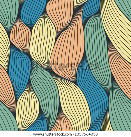 Abstract background from geometrical figures. Vector seamless illustration.