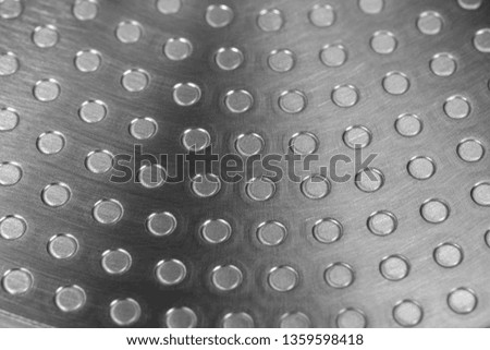 Abstract grey stainless metal texture. Silver color unusual background. Horizontal photography.