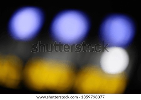 Defocused City lights