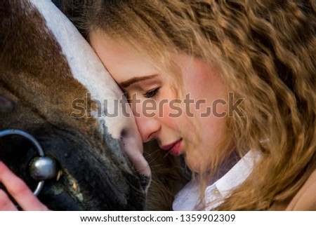 friendship and loyalty between a girl and a horse