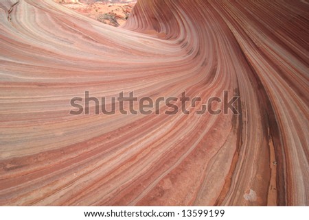 The famous landmark in pastel colors. Geological Feature. Wave. Paria Canyon. Vermillion Cliffs. Utah. USA