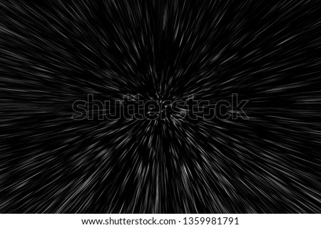 abstract blur in motion in space. effect of speed.