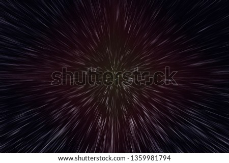 abstract blur in motion in space. effect of speed.