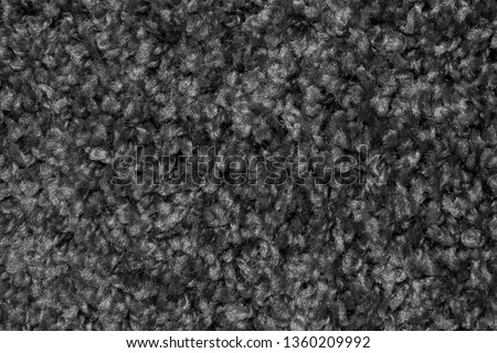texture of natural gray wool rug