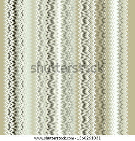 modern, pastel, abstract, zig zag vertical stripe pattern pale green and beige - Illustration
