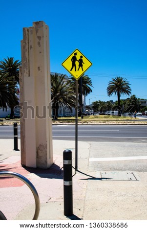 Signage plate and traffic guidance in Melbourne Australia