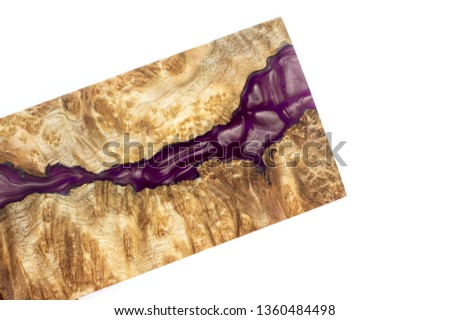 Casting epoxy resin Stabilizing Leza burl wood abstract art isolated background texture