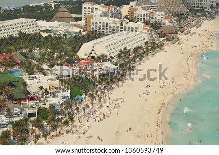 Tropical Cancun Mexico Beach and Coast