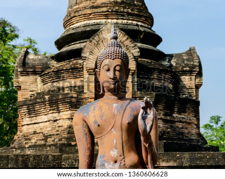 buddha statue in ayutthaya thailand, beautiful photo digital picture