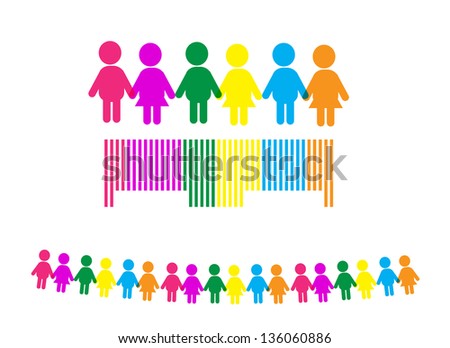 Baby group with bar code