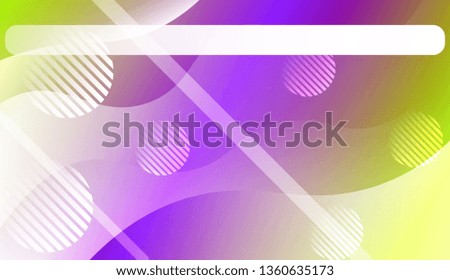 Blurred Decorative Design In Abstract Style With Wave, Curve Lines, Circle, Space for Text.. For Your Design Wallpapers Presentation. Vector Illustration with Color Gradient
