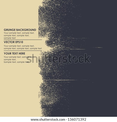 Abstract grungy background for text