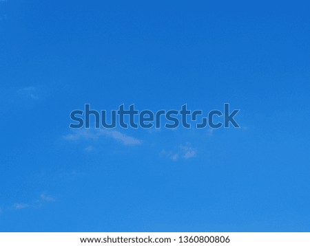 Clear Blur Sky with Clouds