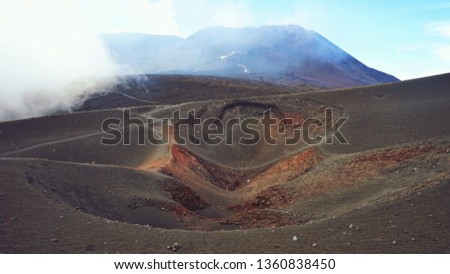 A beautiful mountain Etna
