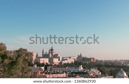 Madrid, Spain: the Cathedral of Saint Mary the Ryoal of La Almudena