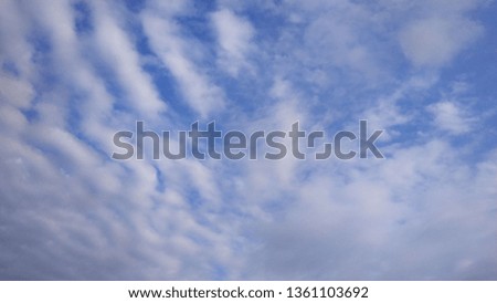Blue sky and white clouds. Landscape and landscape. Nature. Sky. Desktop. Wallpapers