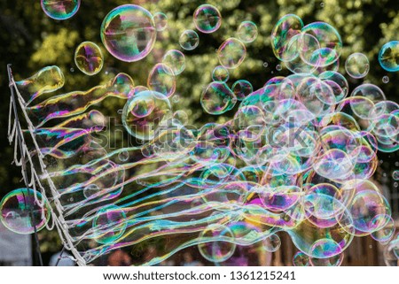 Outdoor Bubbles in Color