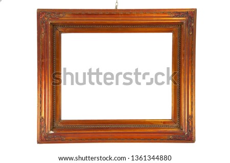 Old Painting Wooden Frame Gold XIX/XVIII
