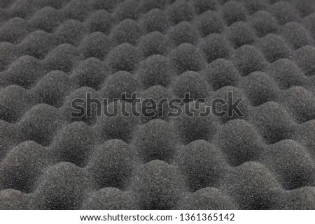 Acoustik sponge - Acoustik foam - fire retardant egg profile foam