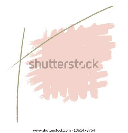 Abstract background in modern contemporary style. Scandinavian poster. 