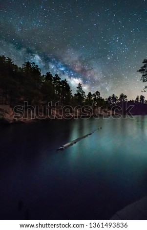 Rose Canyon Lake, Mount Lemmon, Milky Way