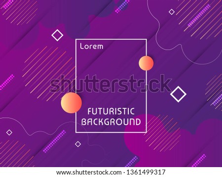 Abstract modern futuristic geometric background