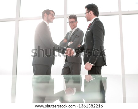 reliable handshake of business partners