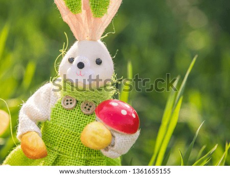 Easter Bunny in the grass