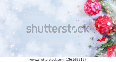 Background with christmas decaration