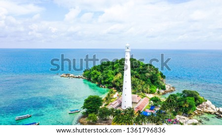 This is Paradise in belitung Royalty-Free Stock Photo #1361796836