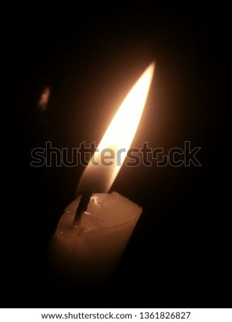 A candle picture