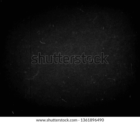 Black scratched grunge obsolete background, old film effect, distressed scary texture