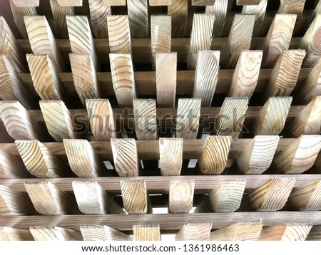 Background of a pieces of wood textures to make fence for garden or for a house.  