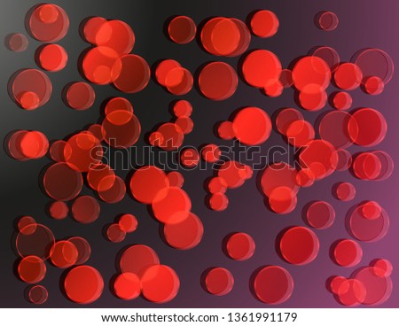 Background bright sparkling circles