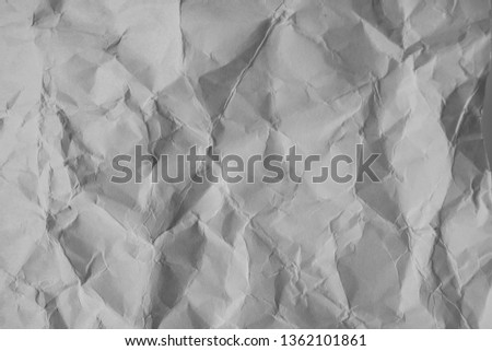 Texture of crumpled paper. Background image of crumpled sheets of paper.