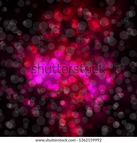 Dark Pink vector backdrop with circles. Abstract colorful disks on simple gradient background. New template for your brand book.