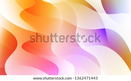 Modern Wavy Background. For Creative Templates, Cards, Color Covers Set. Vector Illustration with Color Gradient