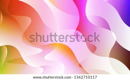 Template Modern Background With Curves Lines. For Elegant Pattern Cover Book. Vector Illustration with Color Gradient