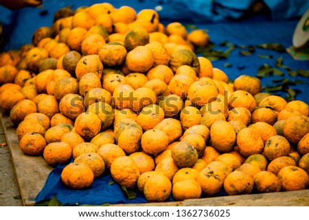 Orange on market 
