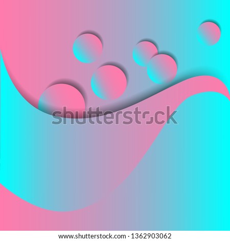 Abstract background in gentle coral blue tones.