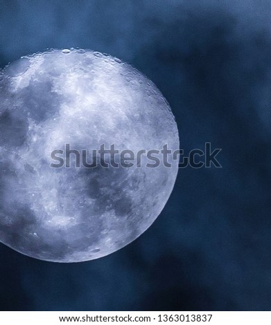 Moon looking very large