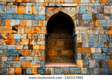 Background of ancient stone wall.
