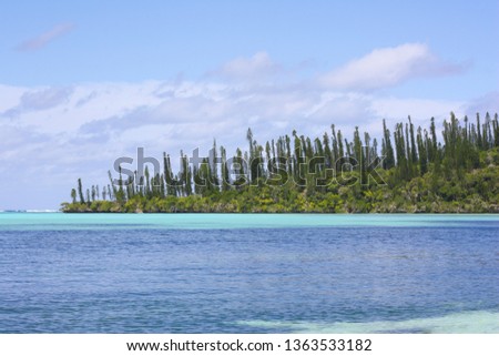 New Caledonia and beach