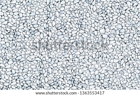white gravel texture wallpaper. vector illustration eps 10 Royalty-Free Stock Photo #1363553417