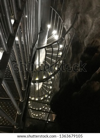 Cave stairs picture